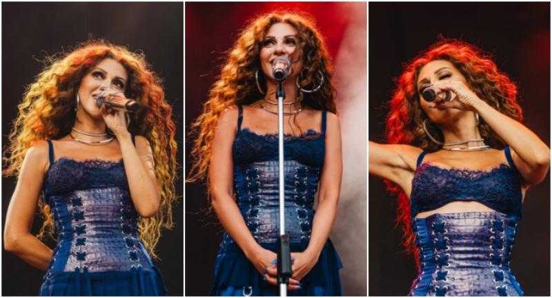 ميريام فارس تتألق في حفل سويدي بفستان جريء