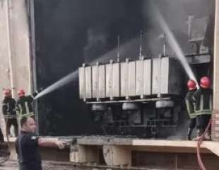 السيطرة على حريق غرفة محولات كهربائية بمركز دشنا شمال قنا