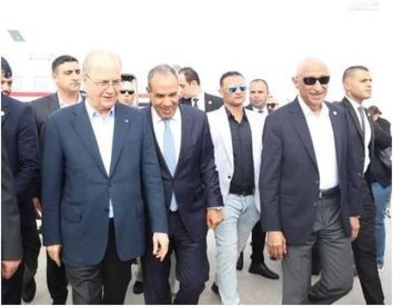 وزير الخارجية ورئيس وزراء فلسطين يتفقدان الجانب المصري من ميناء رفح البري