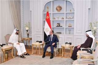 السيسي يبحث مع مستشار الأمن الوطني وقائد العمليات الخاصة بالبحرين جهود وقف إطلاق النار بغزة