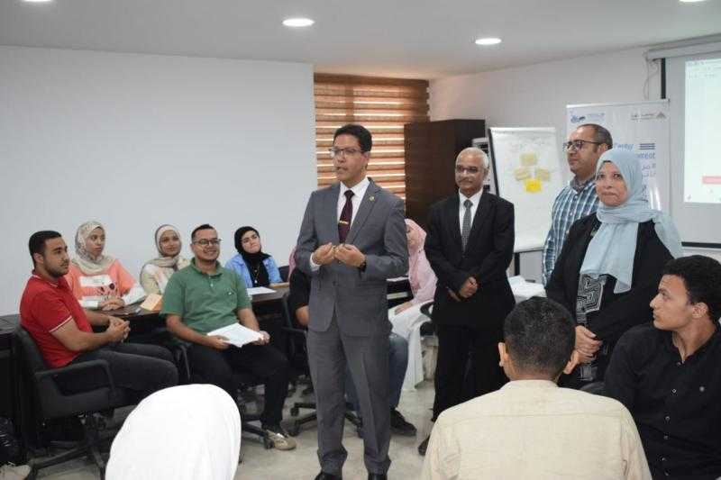 رئيس جامعة بنها يشهد فعاليات المبادرة الرئاسيه  كن مستعدا