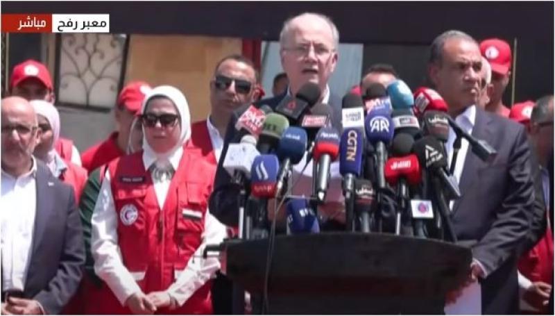 رئيس الوزراء الفلسطيني: التعنت الإسرائيلي يعيق دخول المساعدات إلى غزة ومصر تبذل جهودًا ملموسة