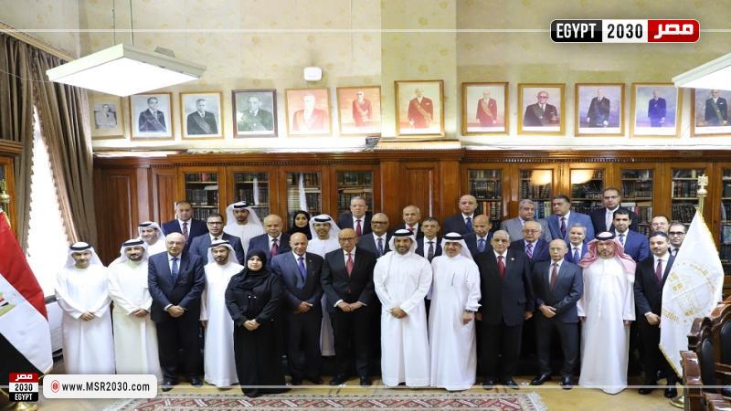 رئيس المجلس الأعلى للقضاء يستقبل وفدا قضائياً رفيع المستوى من دولة الإمارات