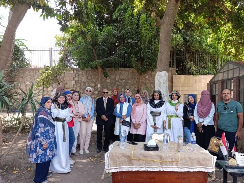 جامعة حلوان تطلق أولى فعاليات الموسم التراثي والديني بزيارة متحف ركن فاروق