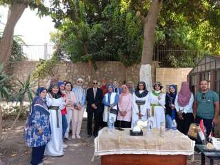 جامعة حلوان تطلق أولى فعاليات الموسم التراثي والديني بزيارة متحف ركن فاروق
