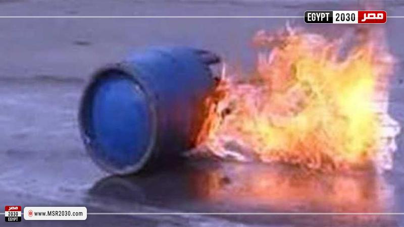 انفجار اسطوانة غاز