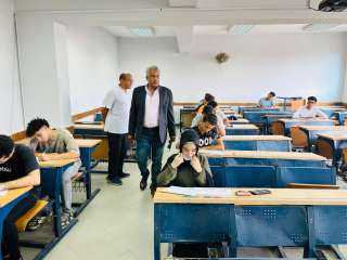 جولة تفقدية على امتحانات الفصل الدراسي الصيفي جامعة حلوان التكنولوجية الدولية