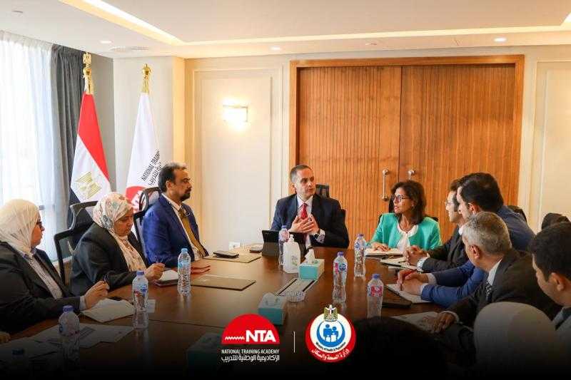 نائب وزير الصحة يبحث مع المدير التنفيذي للأكاديمية الوطنية للتدريب سبل تعزيز التعاون المشترك