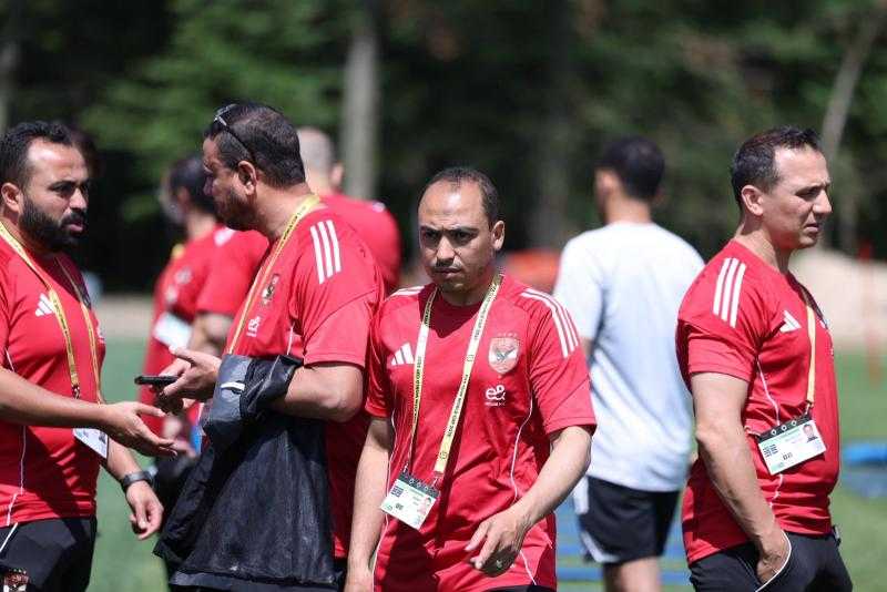 كواليس مران الأهلي استعدادًا لموقعة غزل المحلة في دوري نايل