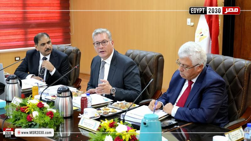 وزيرا البترول والتعليم العالي 