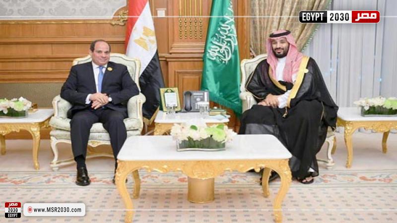 السيسي وولي العهد السعودي