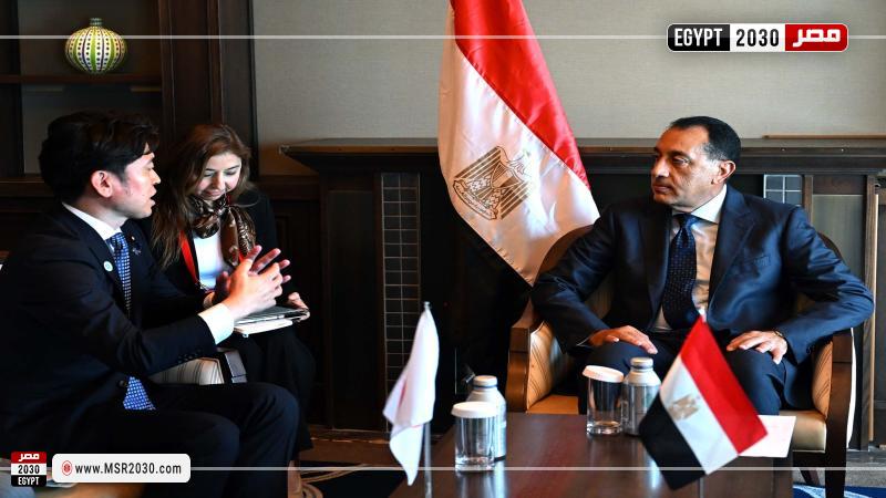 مدبولي ووزير البنية التحتية والنقل الياباني