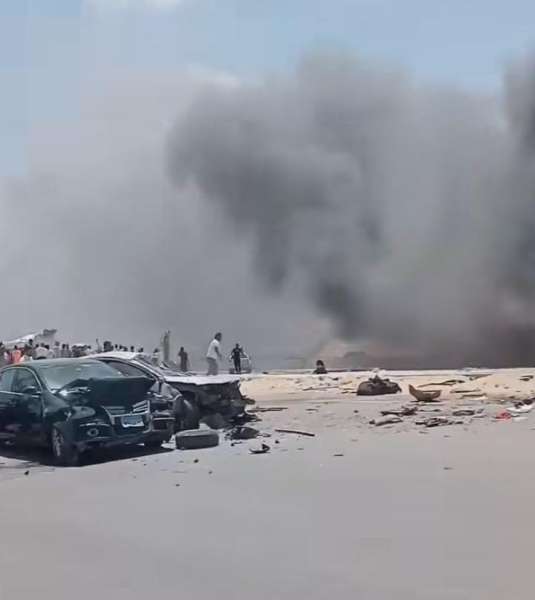  حادث مروع بطريق مطروح الضبعة
