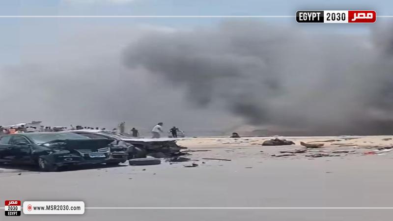  حادث مروع بطريق مطروح الضبعة