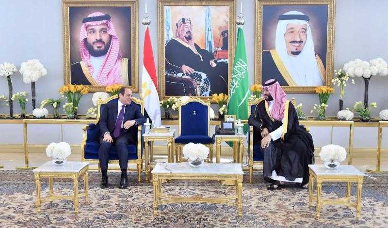 الرئيس السيسي وبن سلمان يشددان على ضرورة الإسراع في إدخال المساعدات الإنسانية لغزة
