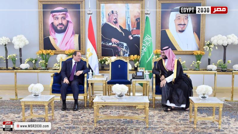 الرئيس السيسي ومحمد بن سلمان