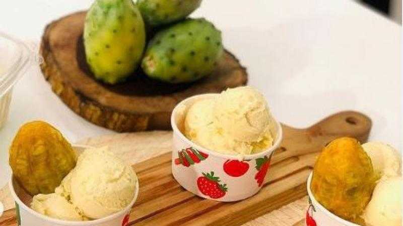 طريقة عمل الآيس كريم بالتين الشوكي