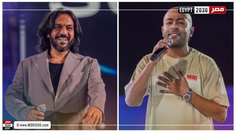 تامر عاشور وبهاء سلطان 