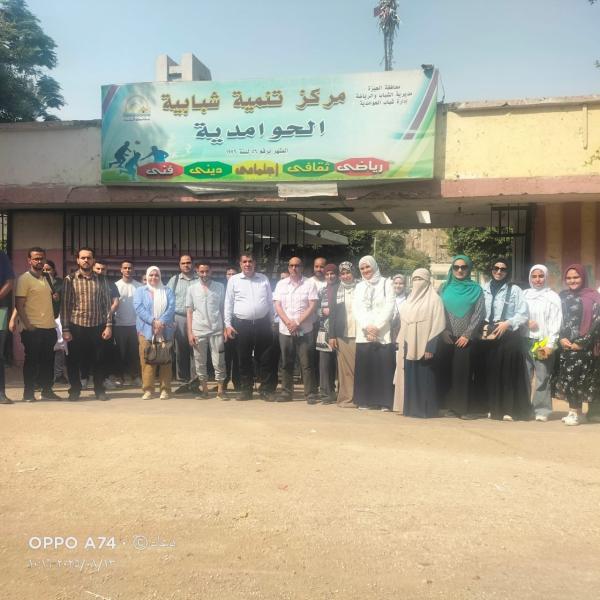 جامعة القاهرة تطلق قافلة تنموية شاملة لمدينة الحوامدية بالجيزة