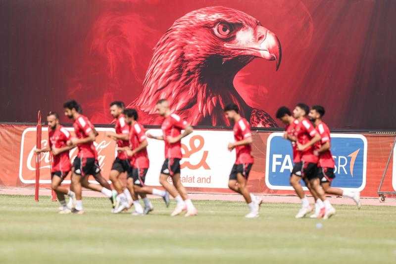 تفاصيل مران الأهلي قبل مواجهة غزل المحلة في دوري نايل