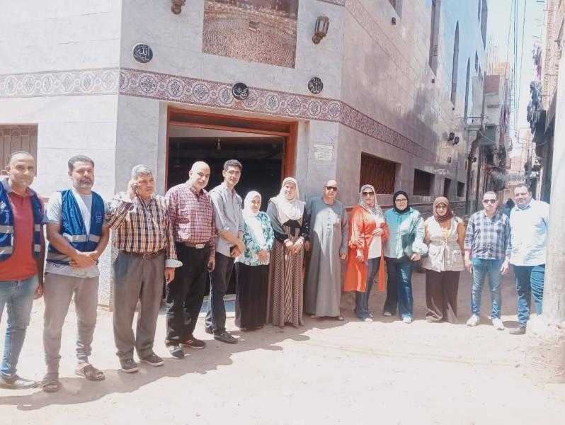 قافلة جامعة المنوفية المتكاملة توقع الكشف على 316  من أهالي قرية كفر الجلابطة بالشهداء