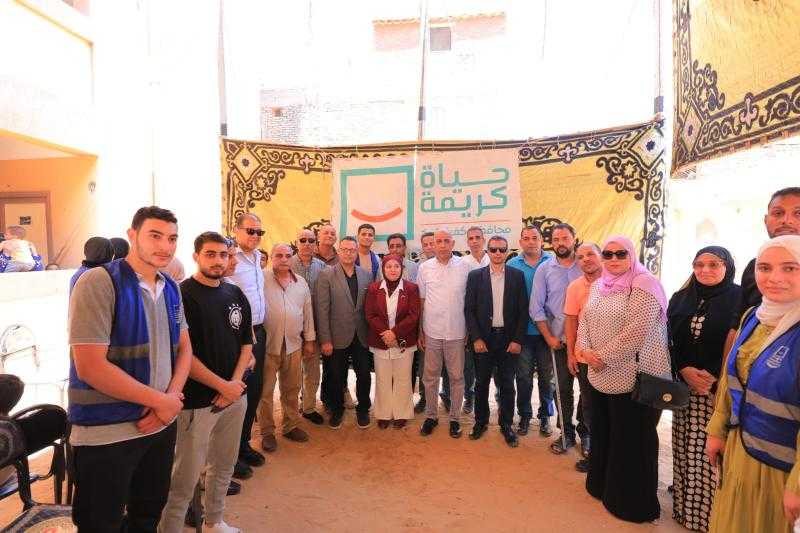 رئيس جامعة كفر الشيخ يشهد انطلاق قافلة طبية توعوية شاملة لقرية الرغامة