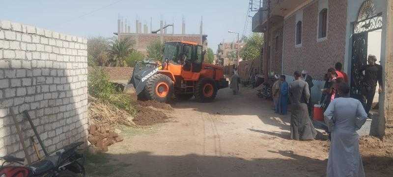 إيقاف حالتي تعد على الأراضي الزراعية بقريتي الطود غرب والمريس بالأقصر