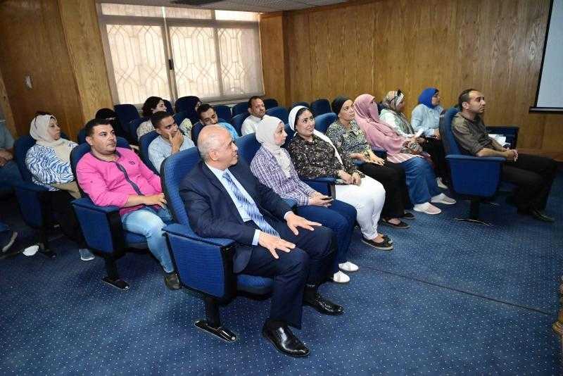 نائب رئيس جامعة الفيوم يشهد ورشة عمل إطلاق نظام إدارة المعلومات الجديد (SIS)