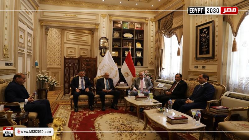 رئيس مجلس القضاء الأعلى يستقبل الدكتور على عبد العال