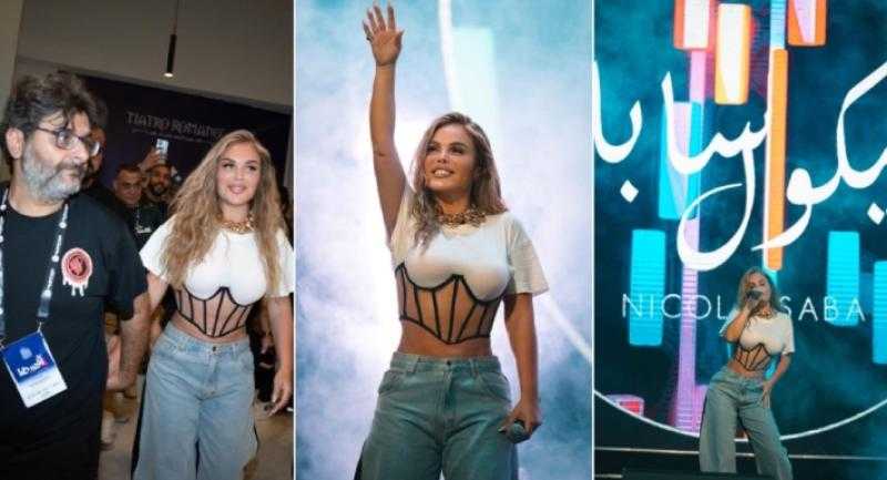 نيكول سابا تشارك جمهورها صورًا من حفل ”أفورها” في الساحل الشمالي