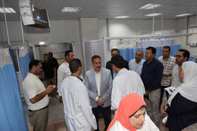 محافظ المنوفية يتفقد مستشفى الجراحات المتخصصة بشبين الكوم