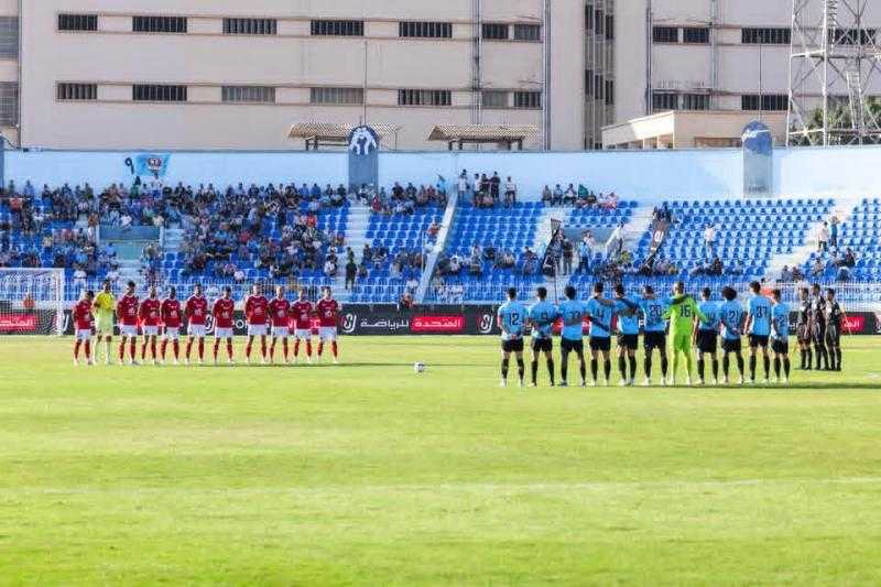 تعادل سلبي بين الأهلي وغزل المحلة في الشوط الأول بالدوري الممتاز