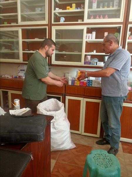 تموين الشرقية يشن حملة مشتركة مع الزراعة وهيئة الدواء المصرية بالحسينية