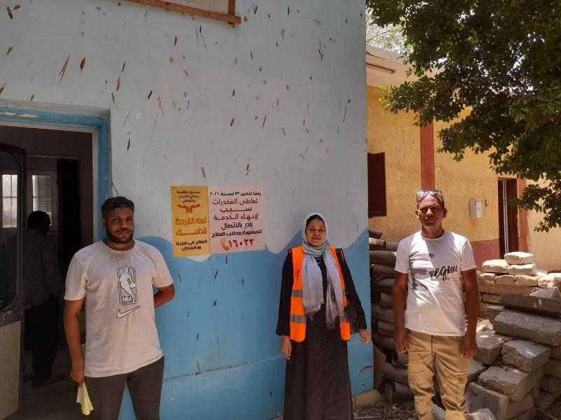 حماية الطفل وصندوق مكافحة الإدمان ينفذان حملة توعوية للتحذير من مخاطر الإدمان بالقرنة بالأقصر