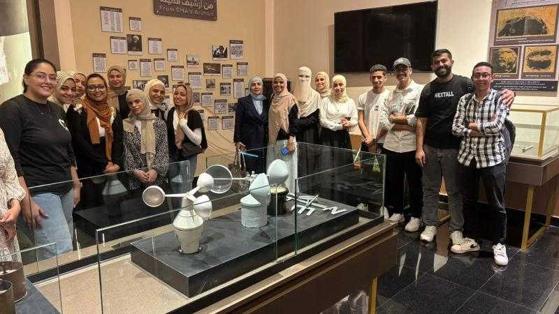 طلاب تكنولوجيا التعليم بجامعة حلوان يستكشفون أسرار الطقس في زيارة ميدانية للأرصاد الجوية