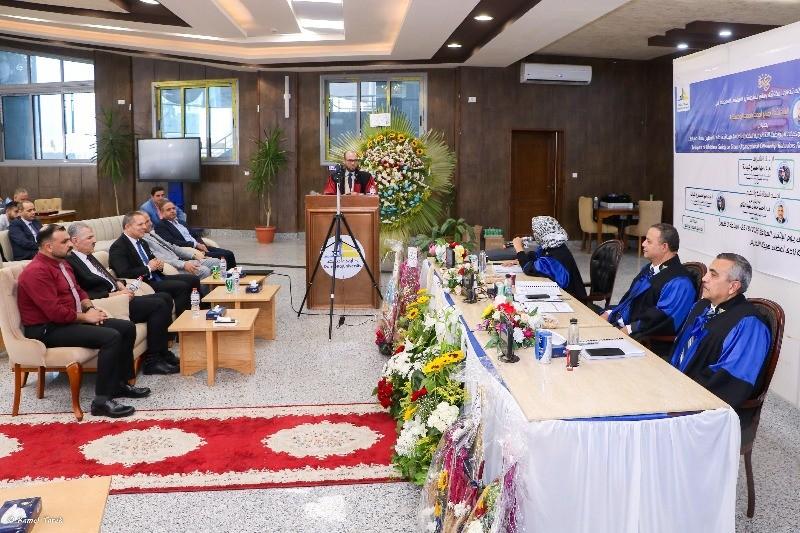 رسالة ماجستير حول السلامة في بيئة العمل بجامعة دمياط