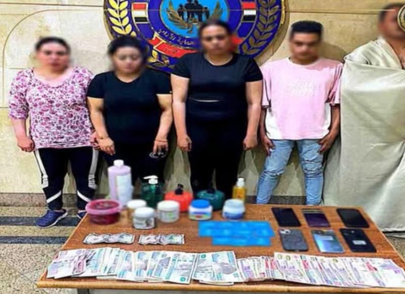 ضبط نادى صحي يستخدم فى الأعمال المنافية للآداب بالشيخ زايد