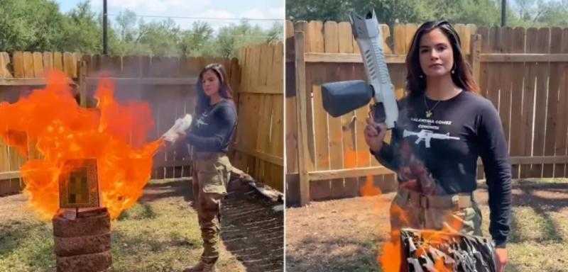 مرصد الأزهر يدين حرق مرشحة يمينية للكونجرس للمصحف لدعم حملتها الانتخابية