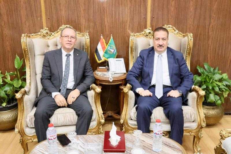 محافظ المنوفية يلتقي رئيس جامعة الدلتا التكنولوجية الجديد لتعزيز آليات التعاون المشترك