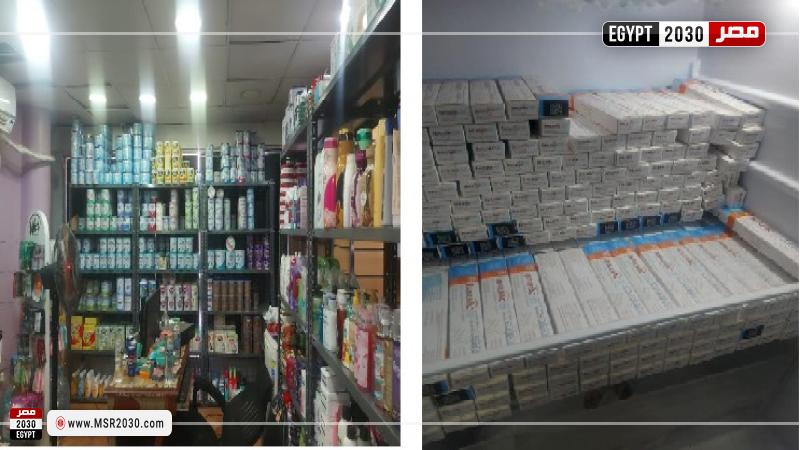 ضبط أدوية وألبان أطفال مجهولة المصدر داخل صيدلية