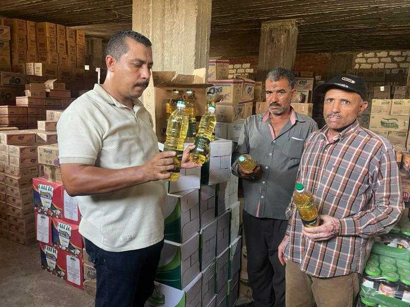 قطاع تموين وسط بالشرقية يشن حملة للرقابة علي الاسواق بالحسينية