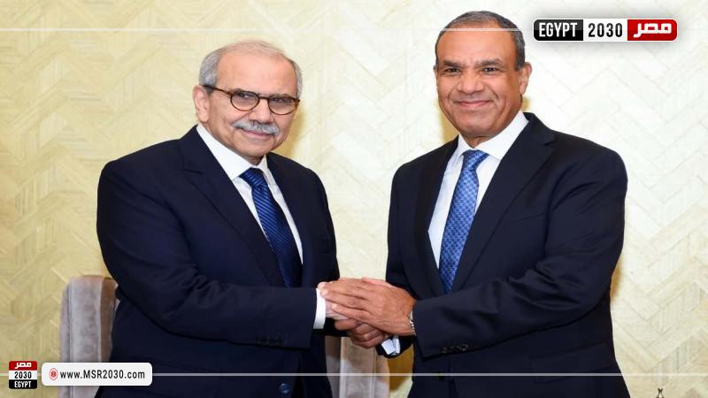 وزير الخارجية والهجرة وشئون المصريين بالخارج يستقبل رئيس الوزراء اللبناني