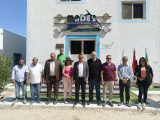 وزير الزراعة اللبناني يتفقد عدد من المشروعات التنموية بالنوبارية والإسكندرية