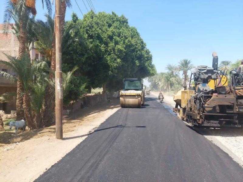 محافظ أسيوط: رصف طريق أبنوب - بني محمديات