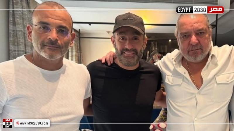 أيمن بهجت قمر وأحمد السقا وأحمد نادر جلال