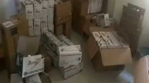 ضبط مخزن غير مرخص لمستلزمات طبية مجهولة المصدر بالإسكندرية