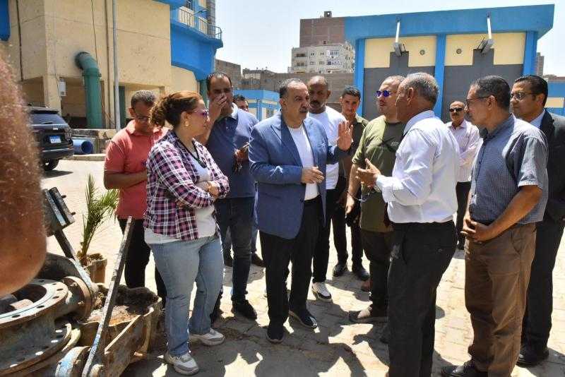 محافظ أسيوط : تطوير ورشة المحابس بشركة المياه وتحويل التالف لمعدات صالحة
