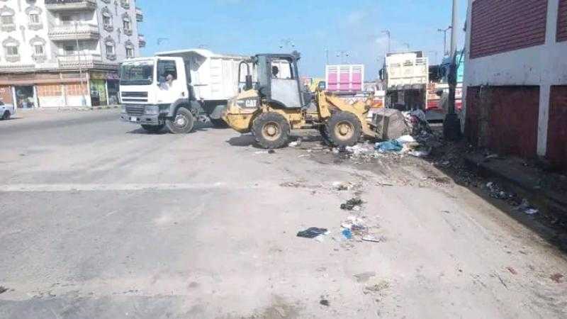 جهود مكثفة بأحياء بورسعيد لرفع كفاءة منظومة النظافة العامة والحفاظ على المظهر الحضاري