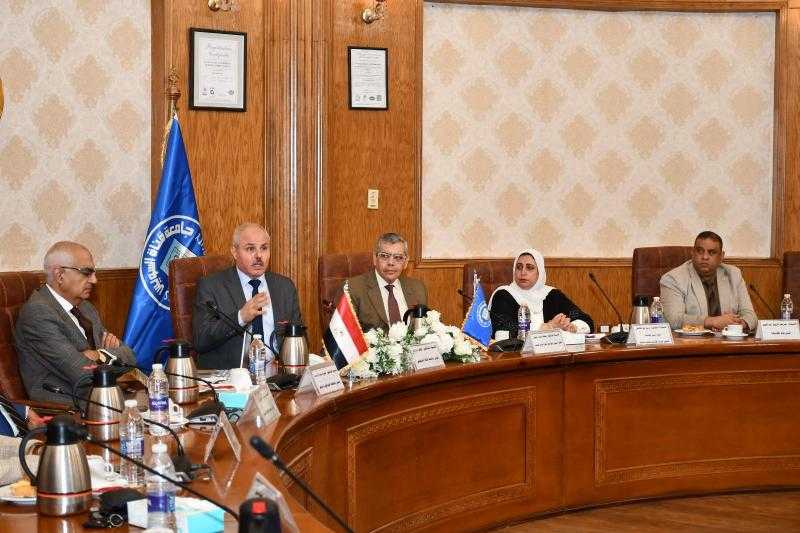 جامعة قناة السويس تناقش نتائج النسخة الثانية من جائزة التميز الداخلي برعاية جائزة مصر للتميز الحكومي