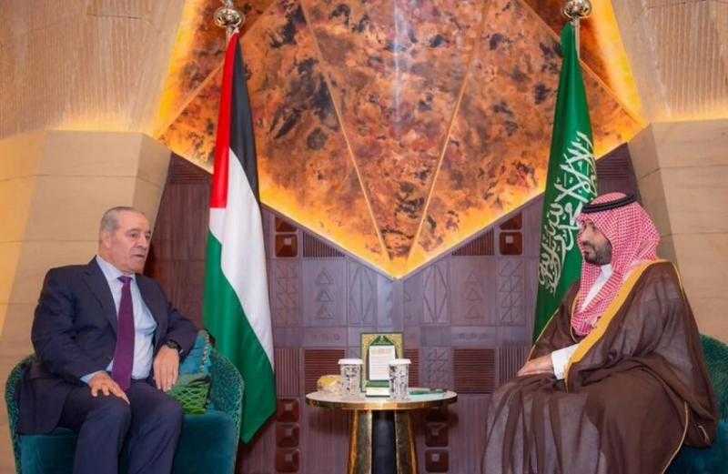 بن سلمان يبحث مع نائب الرئيس الفلسطيني الوضع على الساحة الفلسطينية